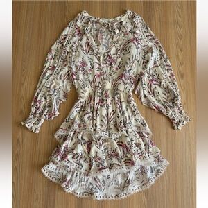 Spell & The Gypsy Collective Maisie Tiered Floral Playdress XS Romantic Feminine